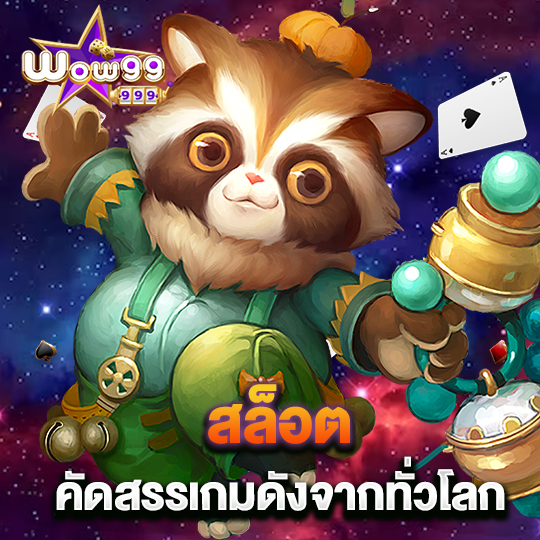 wow99 สล็อตคัดสรรเกมดัง จากทั่วโลก